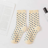 SWEAT ABSORBENT AND BREATHABLE SWEET FLOWER SOCKS_CWMS0975