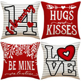 HOME VALENTINES DAY LINEN THROW PILLOW COVER_CWMM0773