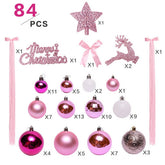 PINK RIBBON TREE TOPPER ORNAMENT SET_CWAJE5301