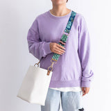 IRREGULAR ACRYLIC ADJUSTABLE BOHO WIDE BAG STRAP_CWMM5096