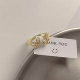 SIMPLE HIGH END ZIRCON BUTTERFLY RING FOR WOMEN_CWAJE3109