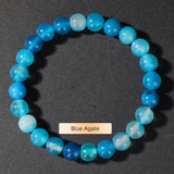 Crystal Natural Stone Beaded Bracelet Unisex_Cwmm11267