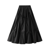 HIGH WAIST A LINE FLARE SKIRT WITH CHIC VIBE_CWBMS0380