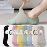 Versatile Solid Color Cotton Invisible Socks_Cwms2030