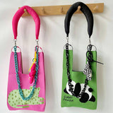 Adjustable Knitted Shoulder Strap Chain Bag Strap_Cwmm1071