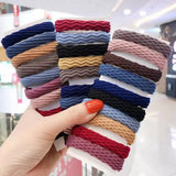 20PCS SCRUNCHIES ELASTIC HAIR BANDS_CWAHA0134