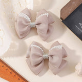 HANDMADE GLITTER BOW HAIR CLIP SET FOR GIRLS_CWAHA6734