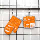 KITCHEN TWO PIECE BAKING SCALD PROOF GLOVES_CWMM1453