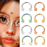 STAINLESS STEEL HEART STAR NOSE RING SET_CWMM9516