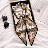 Women¡¯S Long Silk Scarf ? Stylish Neck Accessory_Cwasc03144