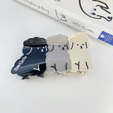 CUTE CARTOON CLOUD KITTEN HAIR CLAWS CLEAR GIRL_CWAHA1349