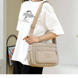 NYLON CANVAS BAG SIMPLE SHOULDER MESSENGER BAG_CWASC1773