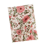 FLORAL PRINT LONG FAUX CASHMERE SCARF WARM SHAWL_CWASC0441