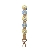 NEW PEARL FLOWER COTTON ROPE KEYCHAIN_CWMM1559