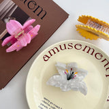 DAISY ACETATE HAIR CLAW SWEET SUNFLOWER BUN CLIP_CWAHA5966