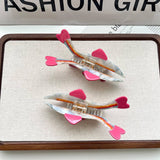 RAINBOW FISH HAIR CLAW OCEAN STYLE ACETATE CLIP_CWAHA5766