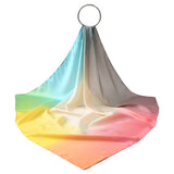 RETRO GRADIENT MULTI COLOR SILK SCARF_CWASC1152