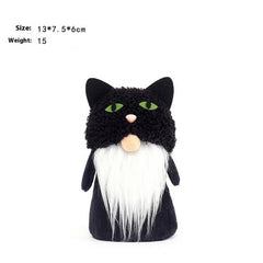 HALLOWEEN FACELESS PUMPKIN GNOME PARTY ORNAMENT_CWMM9864