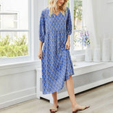 Temperament Commuter Mid-Waist Long Dress