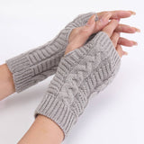 Fashion Short Twist Fingerless Gloves_Cwag0092