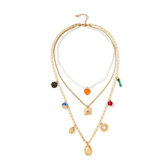 Womens Vintage Evil Eye Necklace And Earrings Set