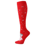 Women'S Christmas Sports Compression Socks_Cwms1870