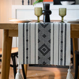 GEOMETRIC TASSEL HOLIDAY TABLE RUNNER_CWMM0994