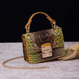 FASHION MULTICOLOR CROCODILE CROSSBODY BAG_CWAB2597