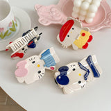 CUTE CAT HAIR CLAW ACETATE CARTOON ANIMAL CLIP_CWAHA5710