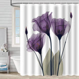 FLOWER BATHROOM ISOLATION SHOWER CURTAIN_CWMM1801