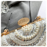 BEADED SEQUIN CELEBRITY HANDHELD EVENING CLUTCH _CWAB3246