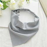 SOLID COLOR TRIANGULAR SCARF HAIR ACCESSORIES_CWAHA4150