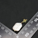 NEW NATURAL FRESHWATER PEARL EARRINGS FOR WOMEN_CWAJE3811