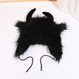 Cwah4053_Halloween Bull Demon King Funny Bull Head Hat