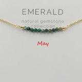 DECEMBER NECKLACE NATURAL STONE LOCK BONE CHAIN_CWAJE1054