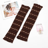 DOUBLE STRIPE WOOL KNEE SOCKS_CWMM1780