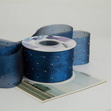 SILVER DOT HOT DIAMOND RIBBON BOW DIY RIBBON_CWMM5773