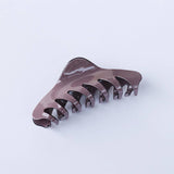 11 5CM SOLID EDGE HAIR CLAW LARGE BACK SHARK CLIP_CWAHA2613