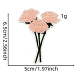 CUTE SOLID COLOR CARTOON BOW EMBROIDERED PATCH_CWMM4027