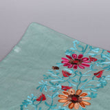 Embroidered Cotton Scarf Long Veil Shawl_Cwmm2002