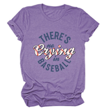 Womens No Crying In Baseball Graphic Teep_Cwttsl0481