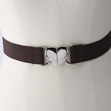 Cwabe0562_Love Buckle Elastic Belt