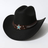 Ven Western Cowboy Hat With Turquoise Star Band_Cwah3661