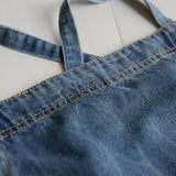 COTTON CANVAS DENIM APRONS WITH POCKETS VINTAGE_CWMM3288