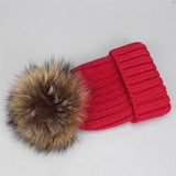 Unisex Knit Beanie Hat With Pom For Winter_Cwah05051
