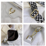 SIMPLE POPULAR RIBBED CHEST BAG AND CROSSBODY BAG_CWAB2081