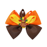 Turkey Bow Hair Clip For Kids Party Style