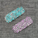 FRESH SWEET SILVER FULL RHINESTONE SIDE CLIP_CWAHA6363