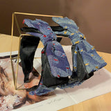SIMPLE AND ELEGANT DENIM BOW HEADBAND_CWAHA2576