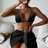 SEXY BACKLESS BIKINI SWIMWEAR FOR WOMEN 3 SET _CWMW0182